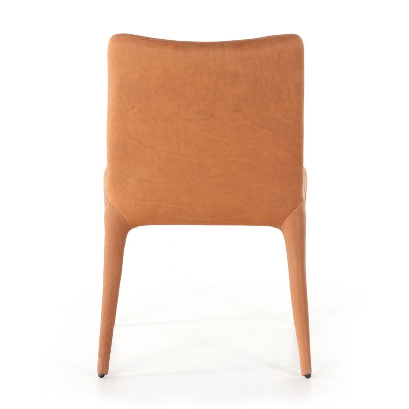 Zanni Camel Leather Dining Chair