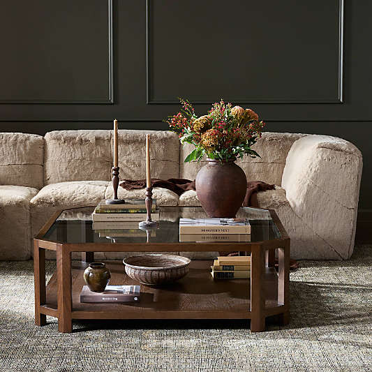 Zayden Drifted Oak 48" Coffee Table