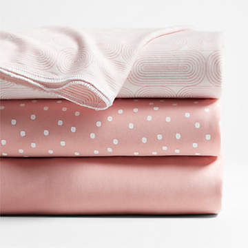 Pippi Baby Wash Cloth - 4-Pack - Pink » New Styles Every Day