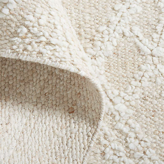 Zermatt Wool Handwoven Beige Area Rug 10'x14'