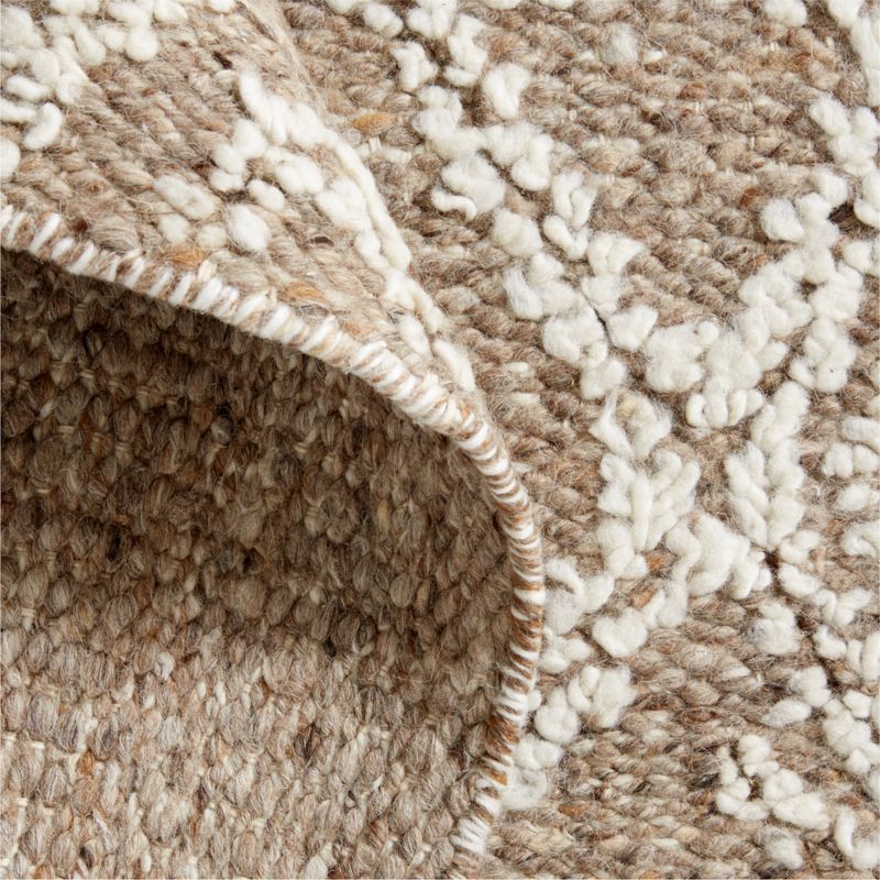 Zermatt Wool Handwoven Brown Area Rug 10'x14' - image 3 of 5