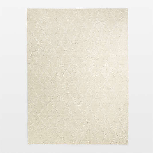 Zermatt Wool Handwoven Ivory Area Rug 10'x14'