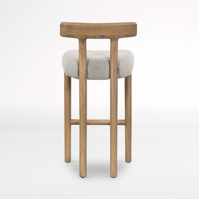 Ziady Brunswick Pebble Upholstered Wood Bar Stool - image 3 of 10