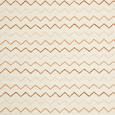 Ziggy Flatweave Wool and Cotton Neutral Kids 12"x18" Rug Swatch