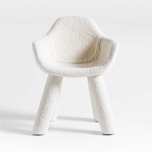 Ziggy White Upholstered Office Chair by Leanne Ford