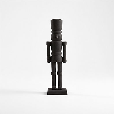 View 12" Zinc Christmas Nutcracker details