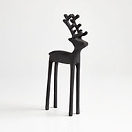 Zinc Holiday Reindeer Decoration 10.5"