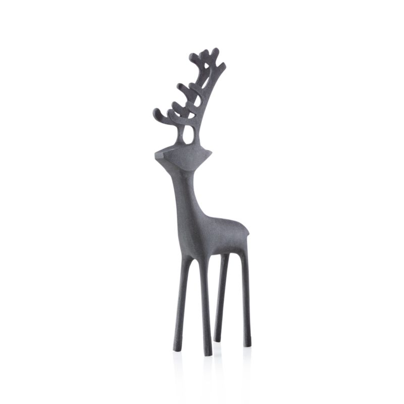 Zinc Holiday Reindeer Decoration 21" - image 8 of 13