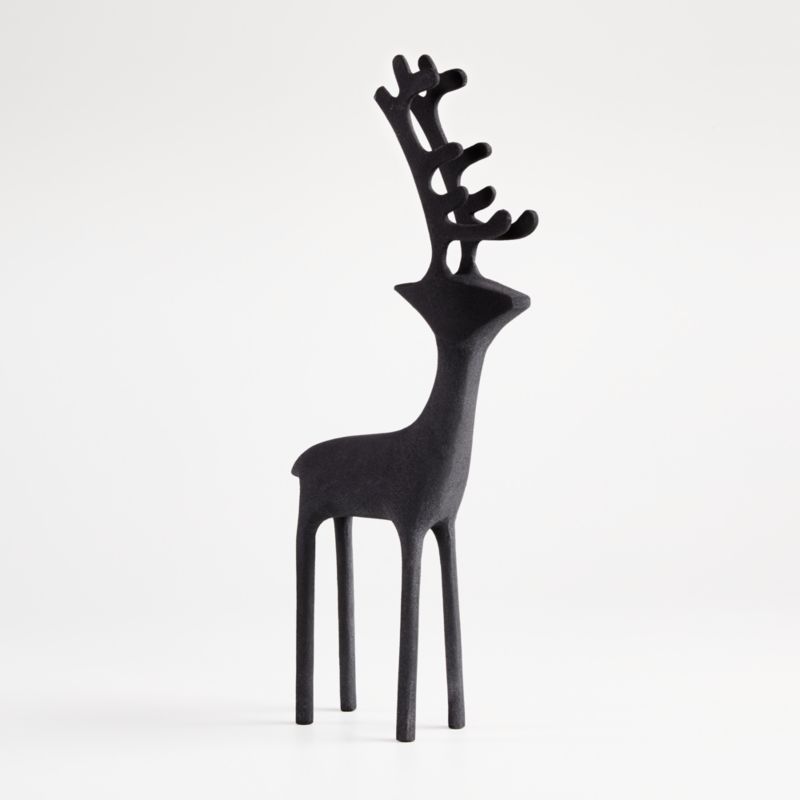 Zinc Holiday Reindeer Decoration 21" - image 0 of 13