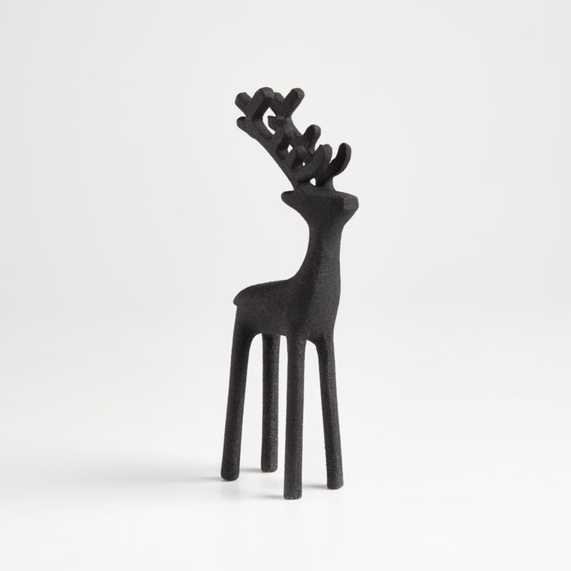 Zinc Holiday Reindeer Decoration 9" - image 0 of 13