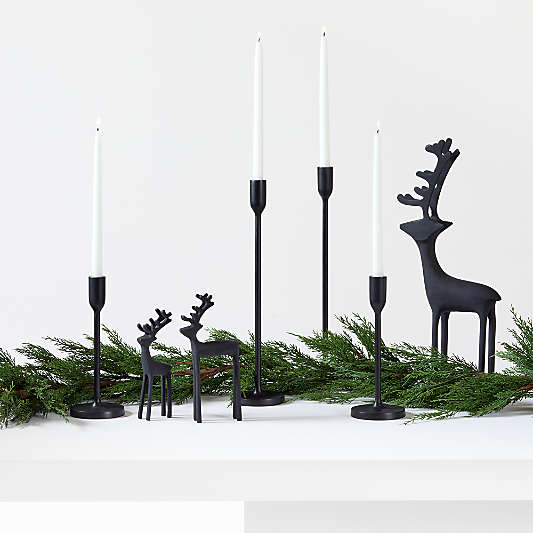 Zinc Holiday Decorative Reindeers
