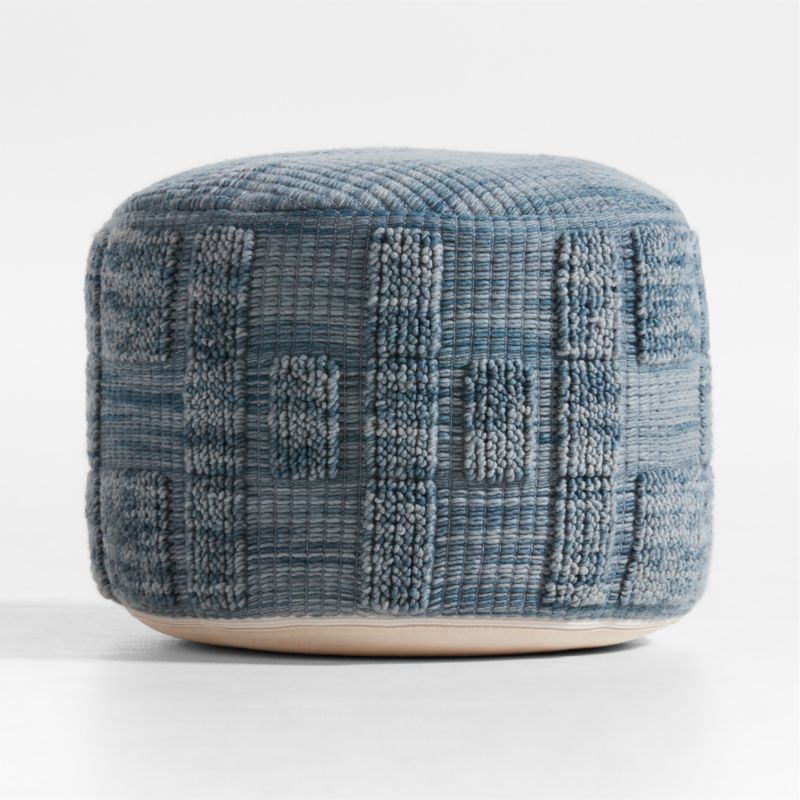 Zio Slate Blue Kids Pouf - image 0 of 5