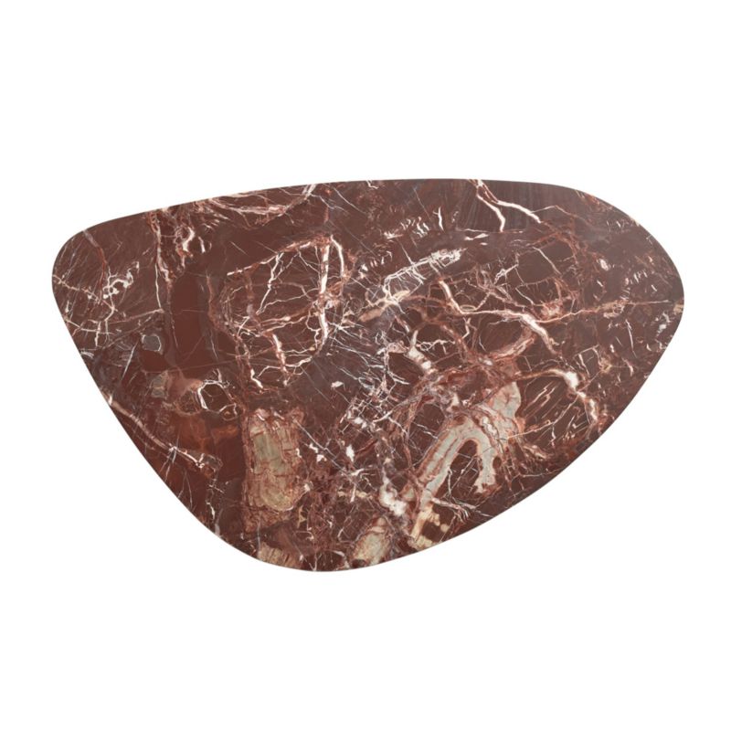 Zion Merlot Marble 48" Coffee Table - image 7 of 10
