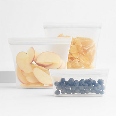 View ZipTop Frost Reusable Sandwich Bags & Snack Bag, Set of 3 details