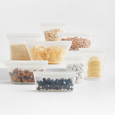 View ZipTop Frost 8-Piece Reusable Sandwich Bags & Snack Bags Set details