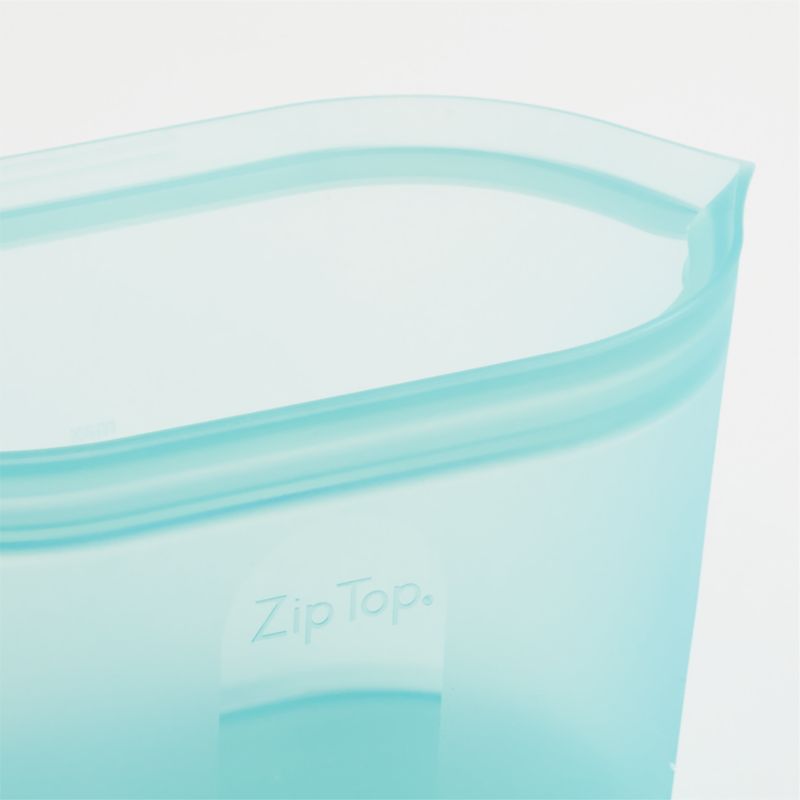 ZipTop Teal Reusable Silicone Bags Set