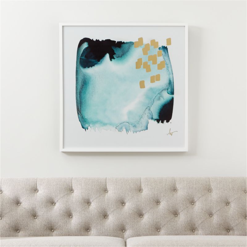 'Zirconium' Framed Paper Wall Art Print 36