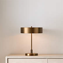 Zain Brass Table Lamp with USB Port 18