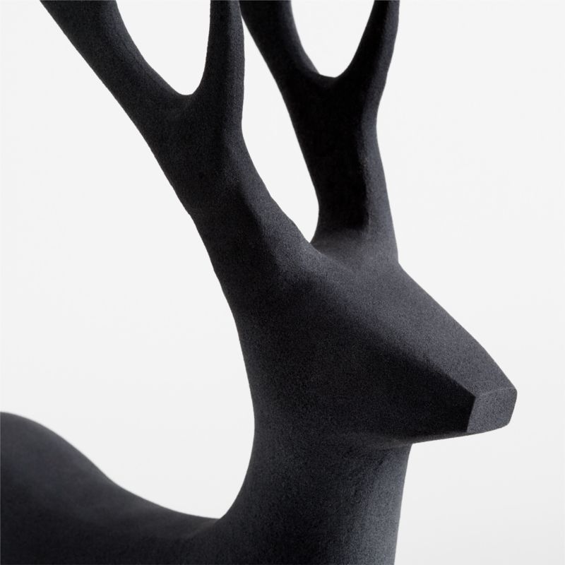 Antique Zinc Holiday Reindeer Decoration 22" - image 11 of 12