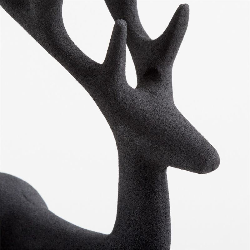Antique Zinc Holiday Reindeer Decoration 12" - image 9 of 10