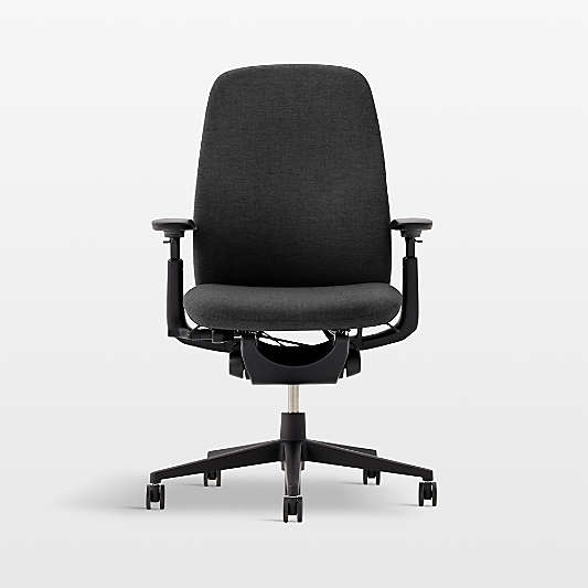 Haworth Zody Upholstered Charcoal Office Chair