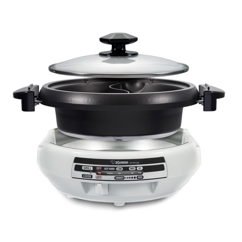 Zojirushi ® Gourmet d'Expert ® Electric Skillet with Yin Yang Hot Pot - image 6 of 9