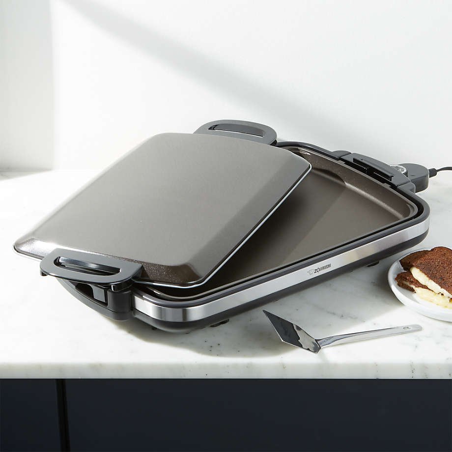 Zojirushi EA-DCC10 Gourmet Sizzler Electric Griddle,Stainless Brown Extra  Large