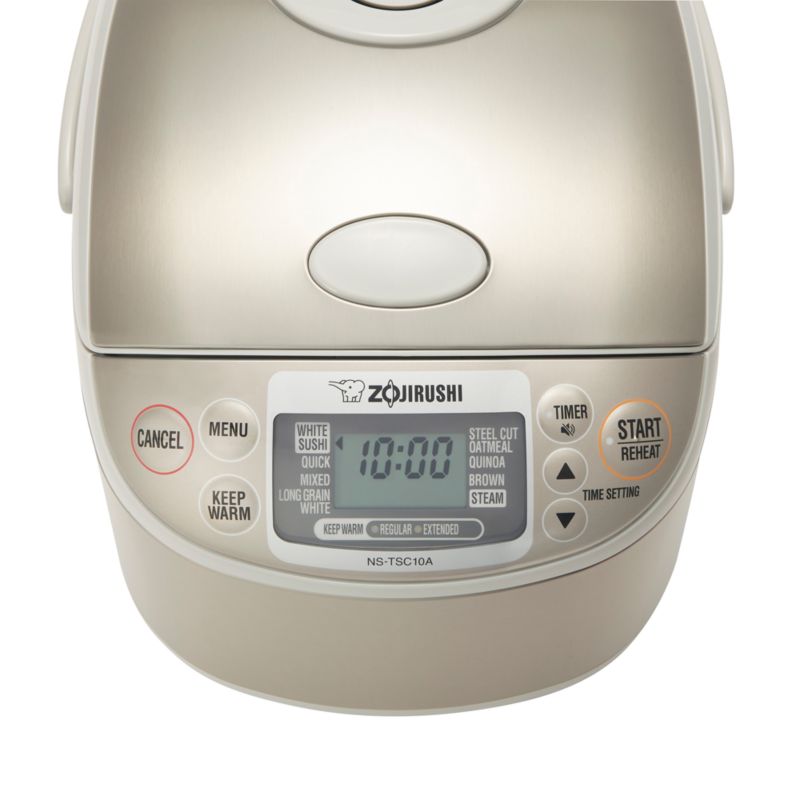 Zojirushi Rice Cooker, 3-Cup: NS-LGC05 + Reviews | Crate & Barrel