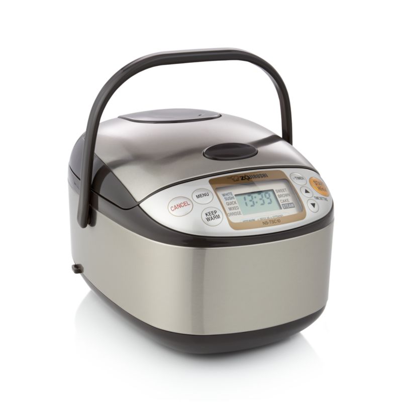 Zojirushi Rice Cooker, 3-Cup: NS-LGC05 + Reviews | Crate & Barrel