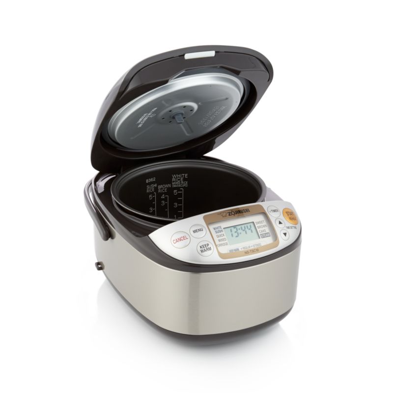 Zojirushi Rice Cooker, 3-Cup: NS-LGC05 + Reviews | Crate & Barrel