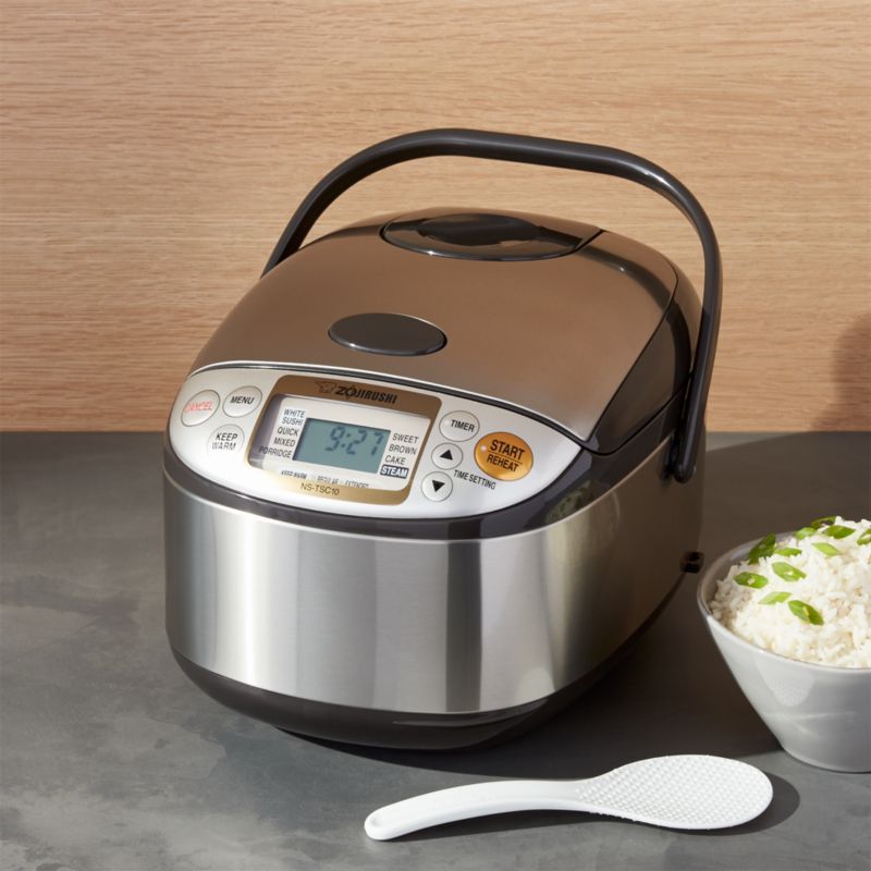 Zojirushi Rice Cooker, 3-Cup: NS-LGC05 + Reviews, Crate & Barrel