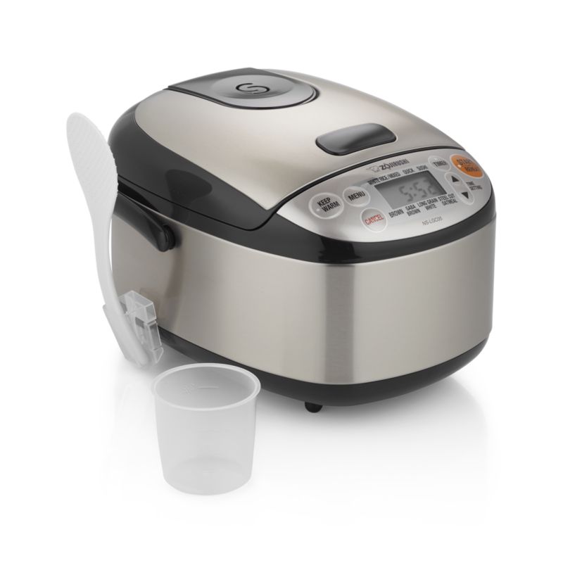 Zojirushi Rice Cooker, 3-Cup: NS-LGC05 + Reviews | Crate & Barrel