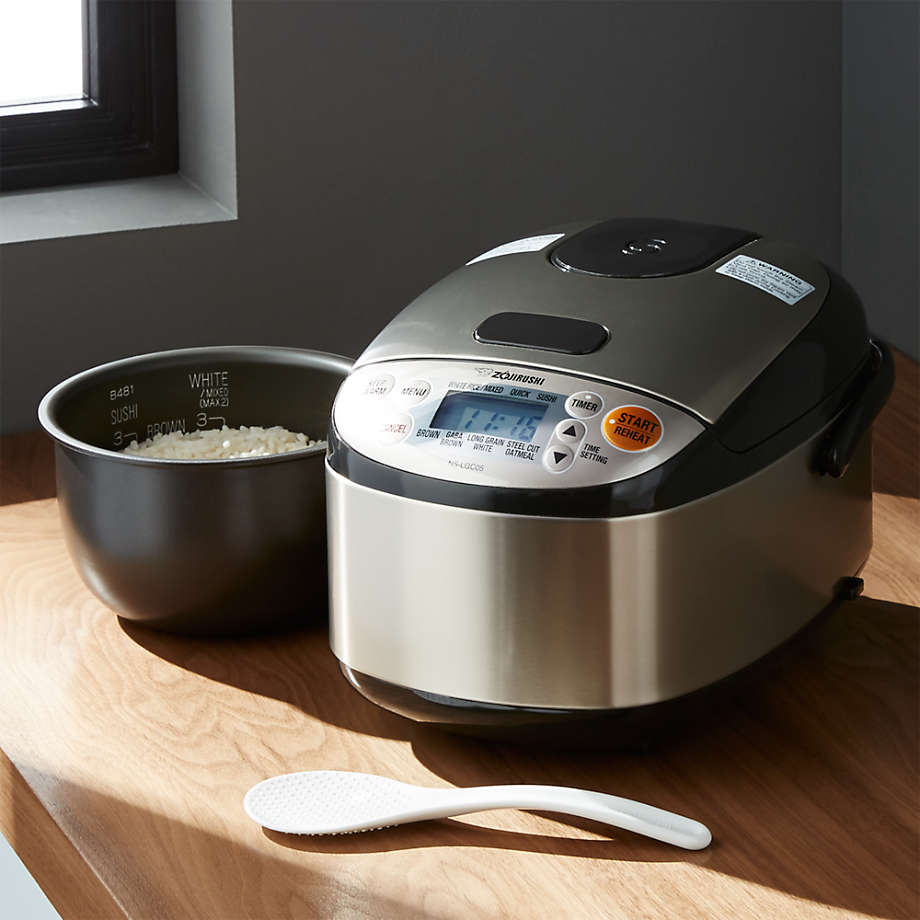Zojirushi Rice Cooker, 3Cup NSLGC05 + Reviews Crate & Barrel