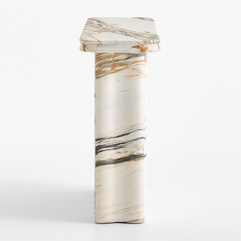 Zephyr Calacatta Gold Marble 52" Console Table - image 4 of 8