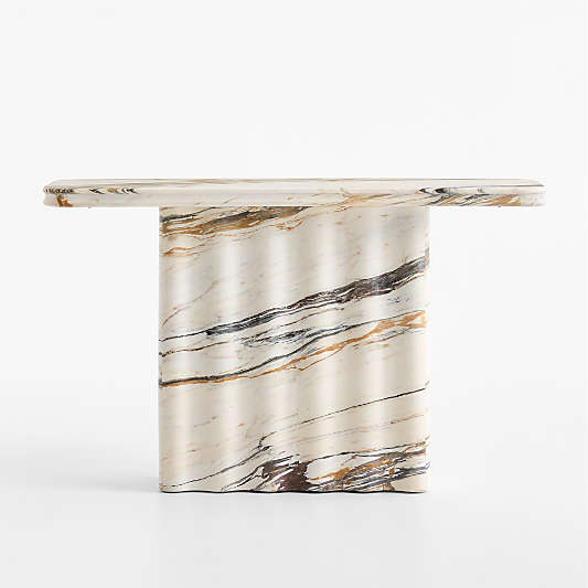 Zephyr Calacatta Gold Marble 52" Console Table