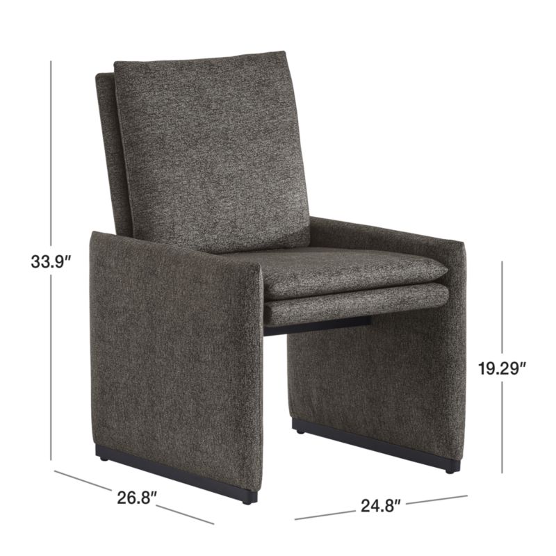 View Zuma Upholstered Outdoor Side Chair - image 2 of 10