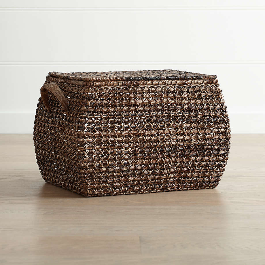 Global Goods Partners Open Weave Handwoven Storage Baskets (Set of