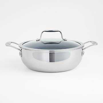 Henckels Clad H3 6-qt Stainless Steel Dutch Oven with Lid