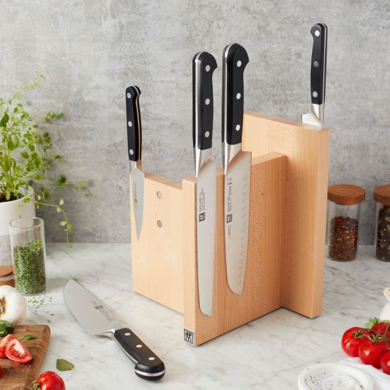 ZWILLING ® Pro 6-piece Square Italian Magnetic Knife Block Set - image 1 of 4