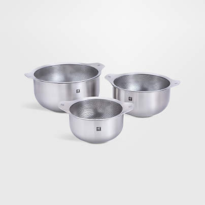 ZWILLING ® Prep Stainless Steel Nesting Bowls and Strainers, Set of 6