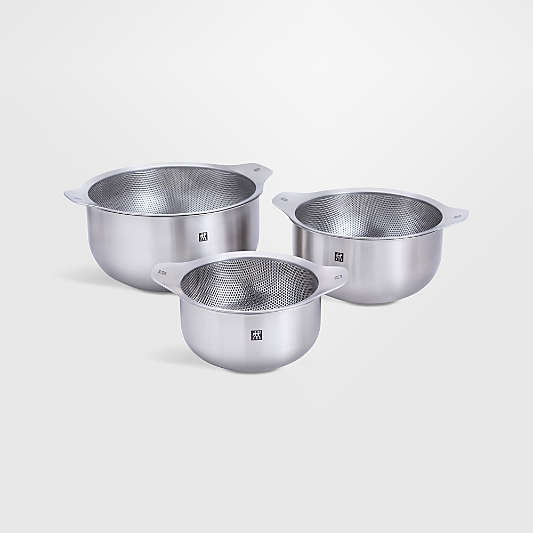 ZWILLING ® Prep Stainless Steel Nesting Bowls and Strainers, Set of 6
