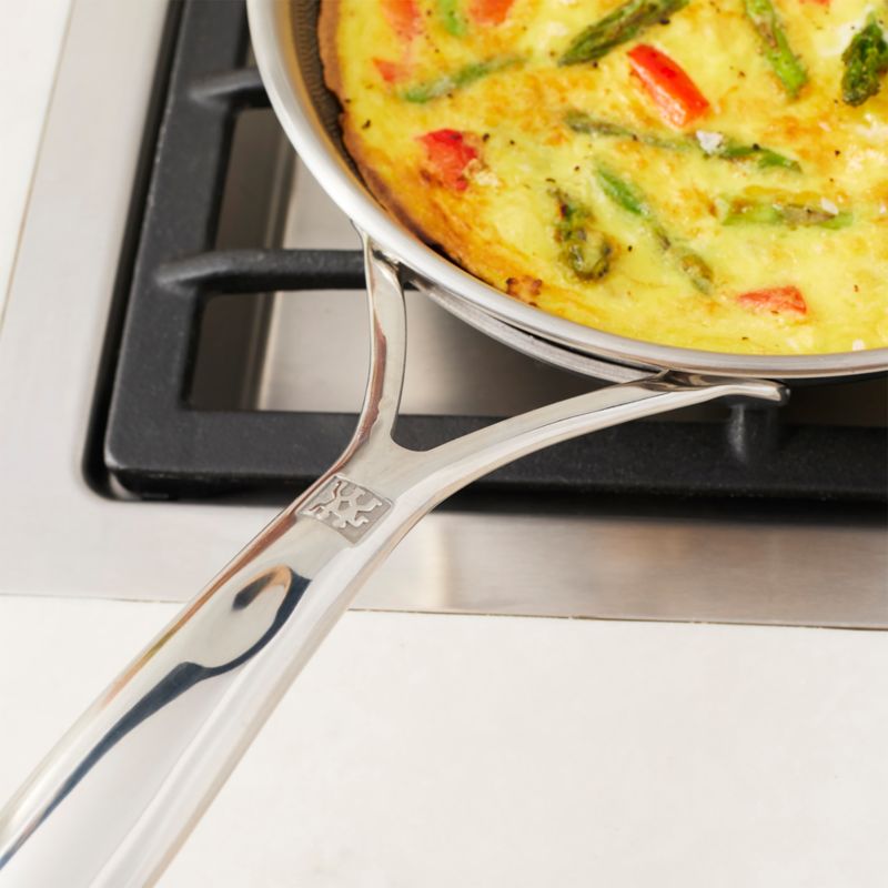 ZWILLING ® J.A. Henckels 8" Peak Stainless Steel Ceramic Nonstick Dual Performance Fry Pan - image 2 of 7
