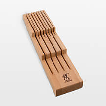 Zwilling 8-Slot In-Drawer Knife Organizer + Reviews | Crate & Barrel