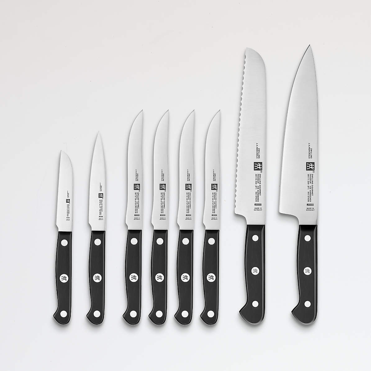 Cook N Home 9-Piece Ceramic Knife Set with Sheaths, Multicolor