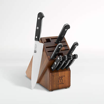 ZWILLING ® Gourmet 9-Piece Standing Standard Knife Set