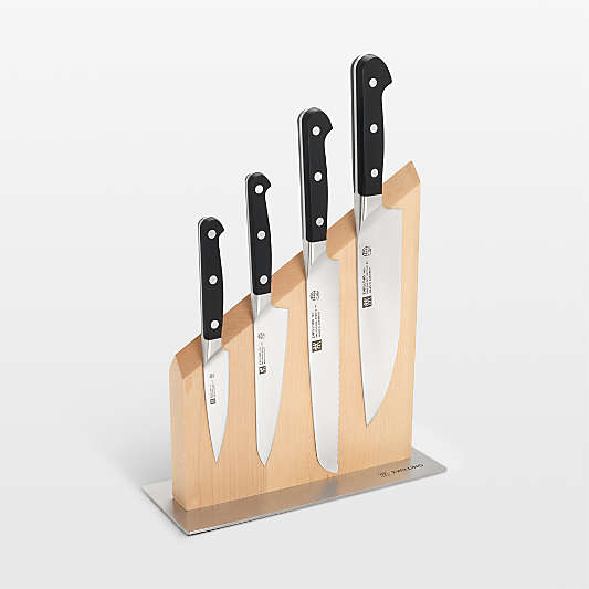 Zwilling Carbon 5-Piece Magnetic Knife Block Set