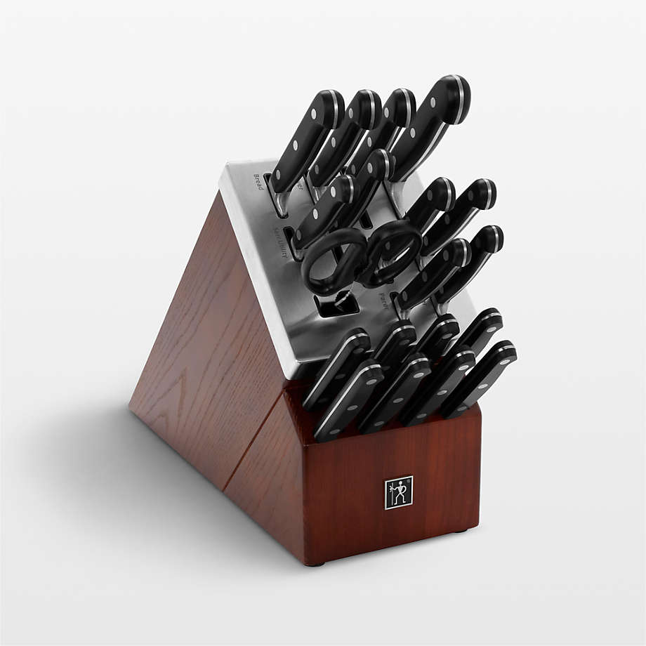 ZWILLING Now Stainless Wood Knife Block Combo - Set of 7 (Pink