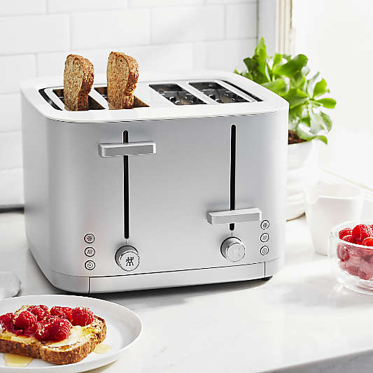 Zwilling ® Enfinigy Silver 4-Slice Toaster