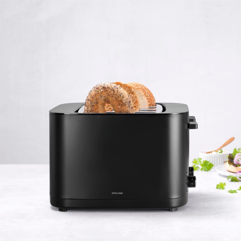 ZWILLING Enfinigy Matte Black 4-Slice Toaster + Reviews