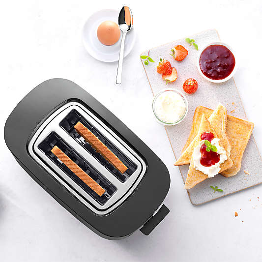 Zwilling ® Enfinigy Matte Black 2-Slice Toaster